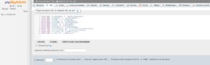 Dettaglio SQL Tab in PhpMyAdmin - Sicurezza WordPress