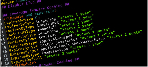 Codice Leverage Browser Caching
