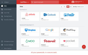 Gestore di Password - LastPass cassaforte