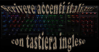 Scrivere accenti italiani con tastiera a layout inglese