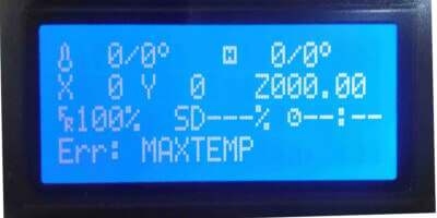 Tevo Tarantula Problemi e soluzioni stampante 3D - LCD MAX TEMP