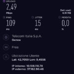 SpeedTest Iliad Corsica Bastia - Iliad Estero