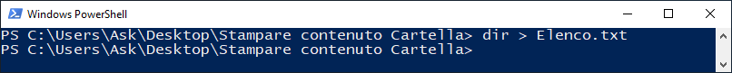 Come stampare un elenco dei file di una cartella - CMD - Elenco no sottocartelle - Windows 10