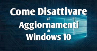 Come disattivare aggiornamenti windows 10 - Copertina